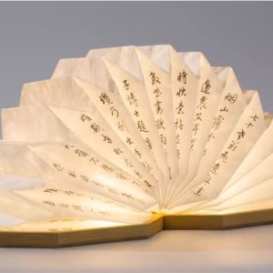 Fan shaped Book lamp